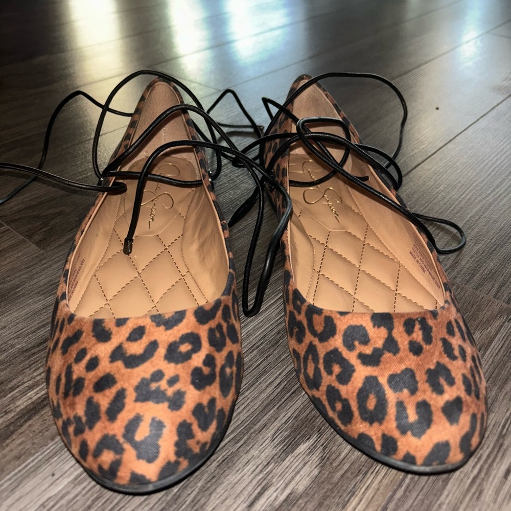 Jessica Simpson Leopard Ballet Flat